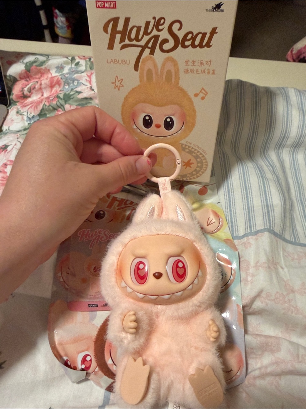POP MART Labubu Have a Seat Series - DADA (Pink) Open Box